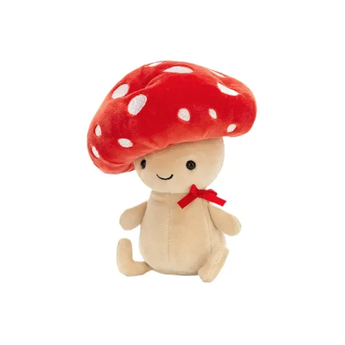 JELLYCAT Plant Series Гриб Boy Robi Куклы Плюшевая Кукла Высота 16 см