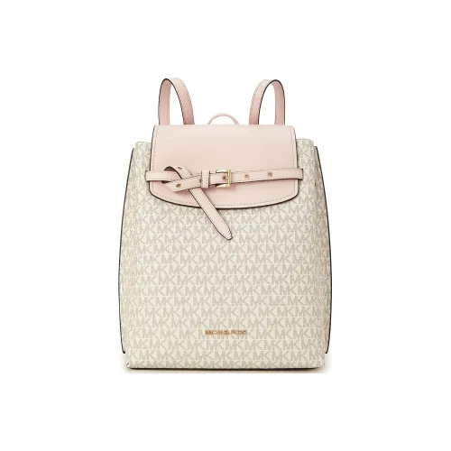 MICHAEL KORS Emilia Кожа Рюкзак Женские Ванильный Белый и Светло-Розовый