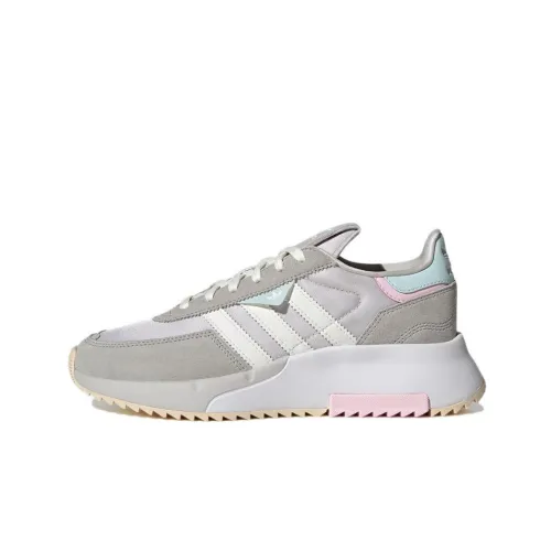 Adidas Originals Retropy F2 Slip-resistant Abrasion-resistant Low Top Casual Women's White Gray Adidas Originals Retropy F2 Противоскользящий Устойчивый к истиранию Низкий Топ Повседневный Женский Белый Серый