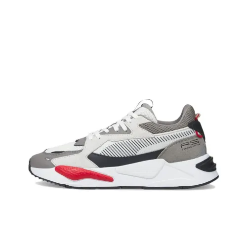 PUMA RS Z Low Топ Повседневная обувь Мужская Белый Серый Красный