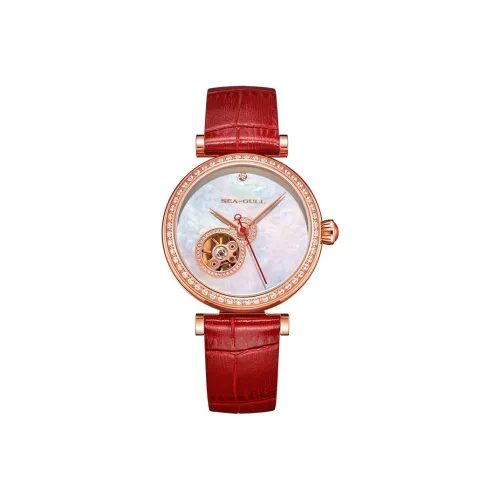 Sea Gull Автоматический Механический Movement Женские Часы 34mm*мм*мм Жемчужная Раковина Цвет