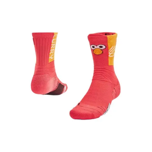 Under Armour Red 1 шт Унисекс MID Носки до икры