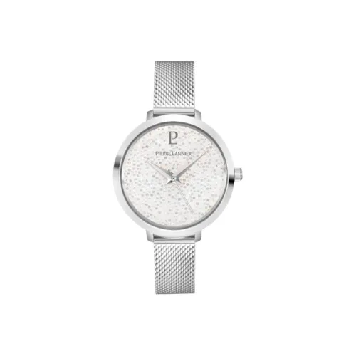 PierreLannier Galaxy Collection Женские часы Кварцевый механизм Ремешок из нержавеющей стали Белый циферблат Модель 095M608