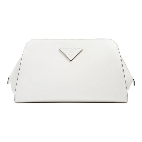 PRADA Кожаный клатч мужской белый