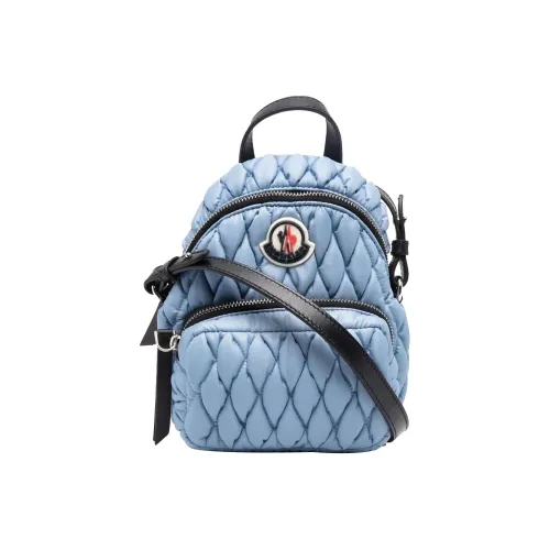 Moncler Сумка через плечо из коровьей кожи женская синяя