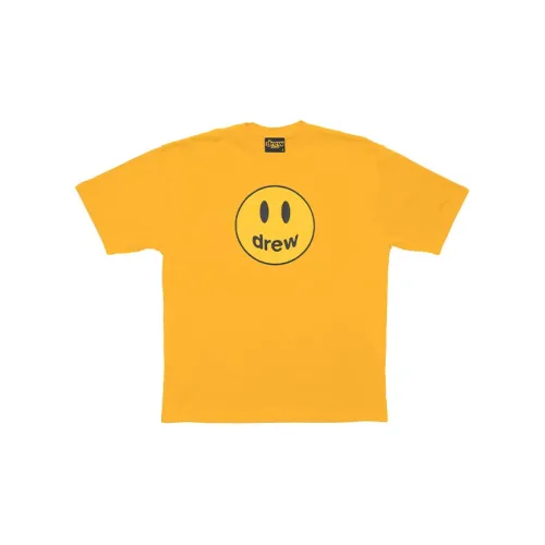 Drew House Smiley Collection Золотая Унисекс Футболка