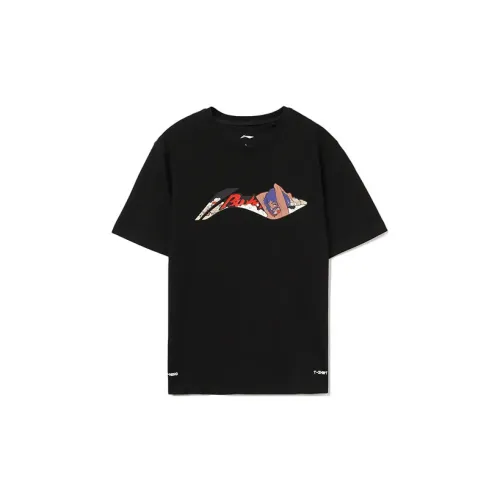 LINING Sports Trend Series T-Shirt Мужской Черный