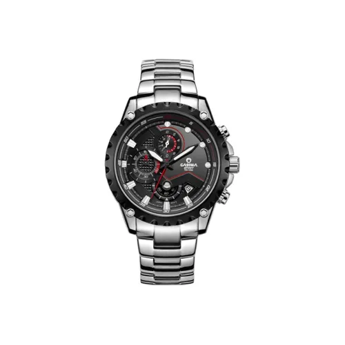 CASIMA Кварцевый механизм Часы Мужские Черный циферблат ST 8203 S7