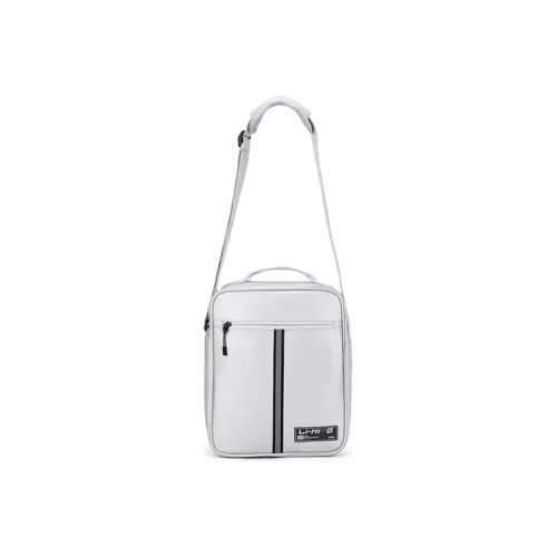 LINING Синтетическая кожа Настольный теннис Сумка Сумка через плечо Стандартная Унисекс Серый