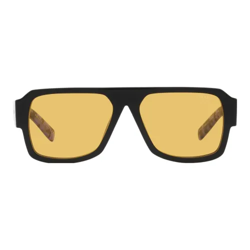 PRADA Пластиковая оправа нерегулярная форма солнцезащитные очки унисекс