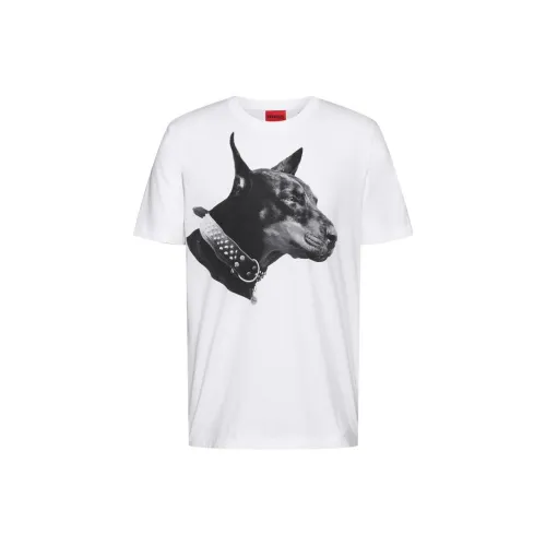 Hugo Boss Белые Мужские T-рубашки