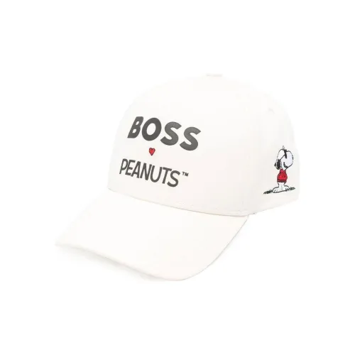 HUGO BOSS Полиэстер Бейсболка Белая Унисекс