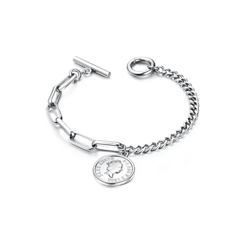 West Island Сплав Браслеты Серебряный Унисекс