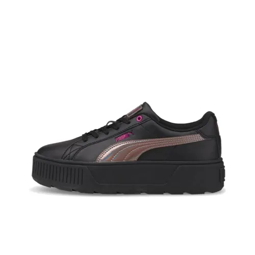 PUMA Karmen Low Топ Скейтборд Кроссовки Женские Черный Золото