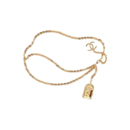 CHANEL Металлические цепи для талии, золотые, женские