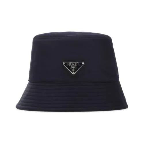 PRADA Переработанный полиамид Панама Unisex Темно-синий