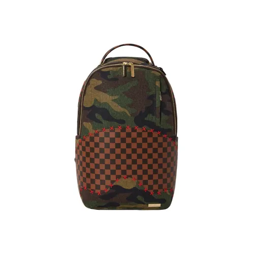 SPRAYGROUND Рюкзак из ПВХ большой унисекс армейский зеленый