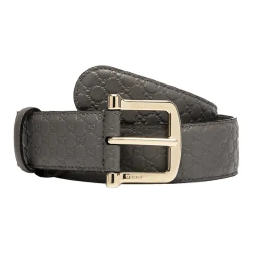 GUCCI Застежка-липучка Double G с принтом кожаные ремни женские