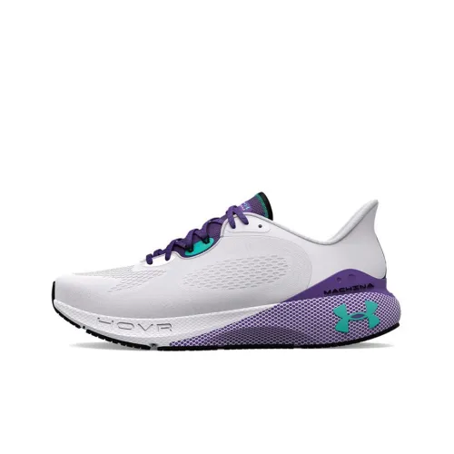 Under Armour HOVR Machina 3 Low Беговые кроссовки Мужские Белый Фиолетовый
