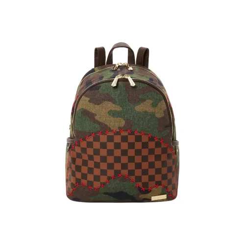 SPRAYGROUND Хлопок Рюкзак Средний Унисекс Армейский зеленый