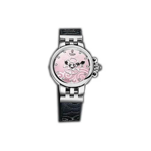 TUDOR Автоматический Механический Movement Женские Часы Rose Collection 30MM Розовые