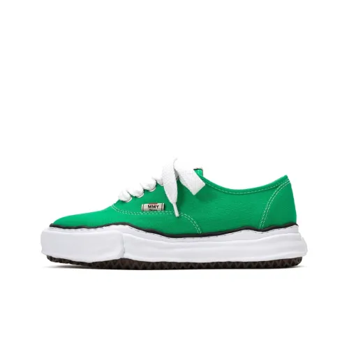 MIHARA YASUHIRO Baker OG Sole Low Top Стильные Скейтбординги Унисекс Зеленый