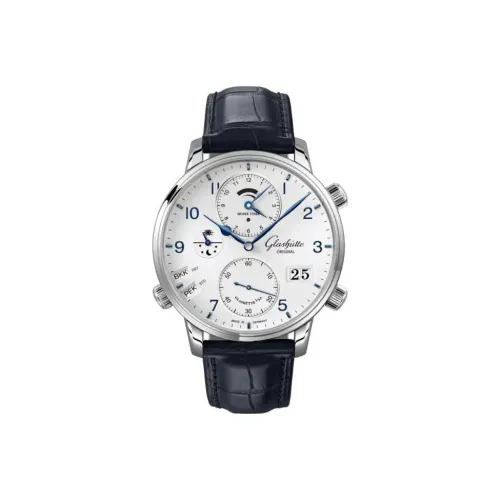 Glashütte Original Автоматический Механический Часы Мужские SENATOR 44 мм Белые