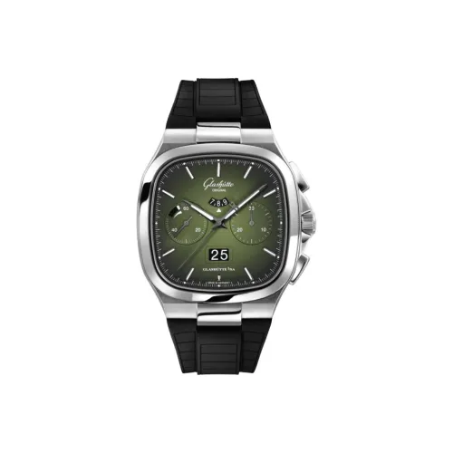 Glashütte Original Автоматический Механический Часы Мужские Винтажные 40мм*40мм Зеленые