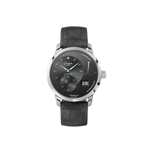 Glashütte Original Механизм с ручным заводом Мужские часы PANO 40 мм Серые