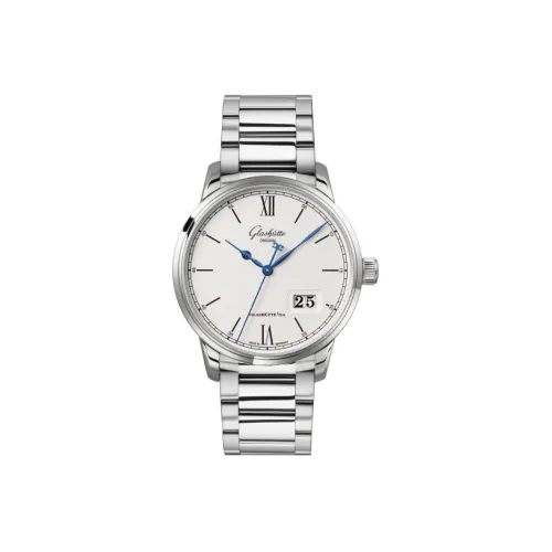 Glashütte Original Автоматический Механический Часы Мужские SENATOR 40 мм Белые