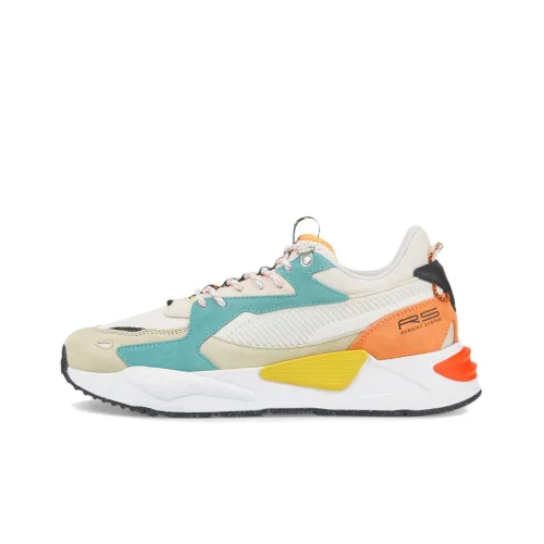 PUMA RS Z Low Топ Casual Унисекс Белый Синий и Оранжевый