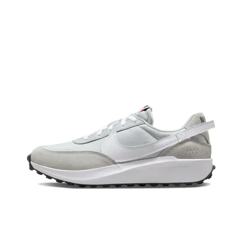 Nike Waffle Debut Slip Resistant Abrasion Resistant Легкий Низкий Топ Casual Мужской Mist Серый Белый