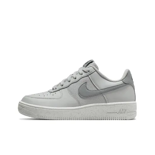 Nike Air Force 1 Crater Slip-Resistant Abrasion-Resistant Легкий Низкий Топ Скейтбординг Кроссовки GS Серый