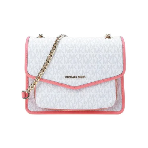 MICHAEL KORS Искусственная кожа Сумка через плечо Женская Белая Фуксия Многоцветная