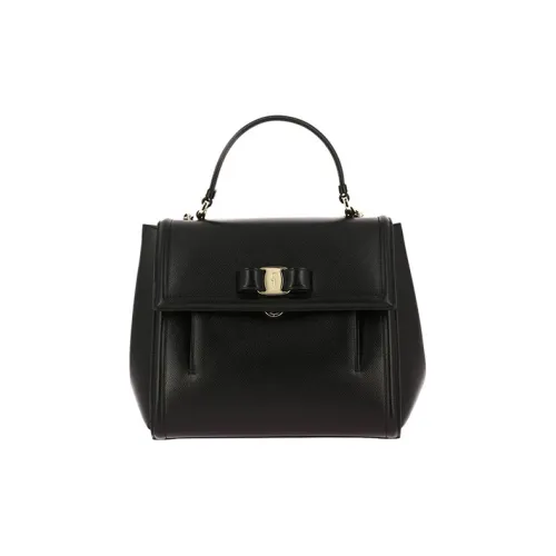 FERRAGAMO Vara Коровья кожа Сумка Женская Черная