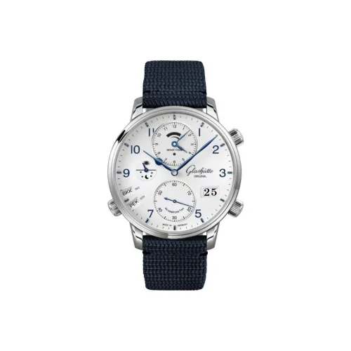 Glashütte Original Автоматический Механический Часы Мужские SENATOR 44 мм Белые
