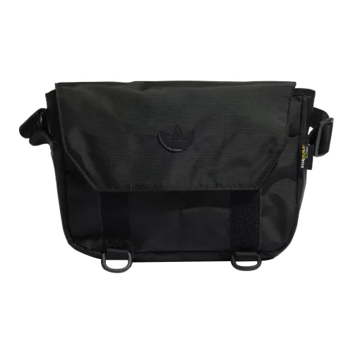 Adidas Originals Текстиль Нейлоновая Сумка-доставка Сумка через плечо Маленькая Унисекс Чисто Черная
