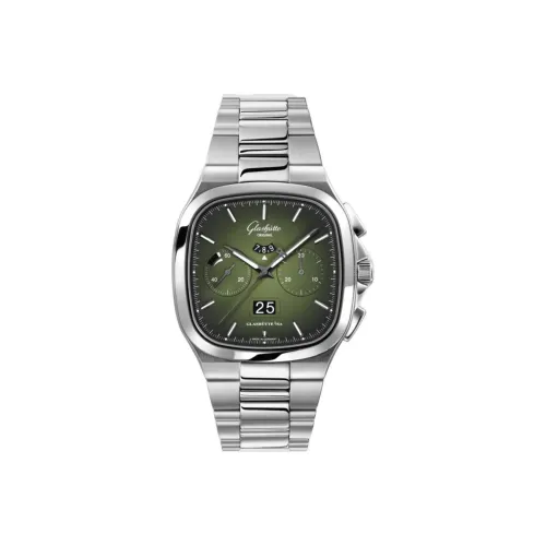 Glashütte Original Автоматический Механический Часы Мужские Винтажные 40 мм Зеленые