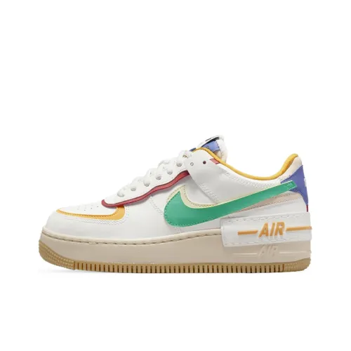 Nike Air Force 1 Shadow Low Топ Скейтборд Кроссовки Женские Белые