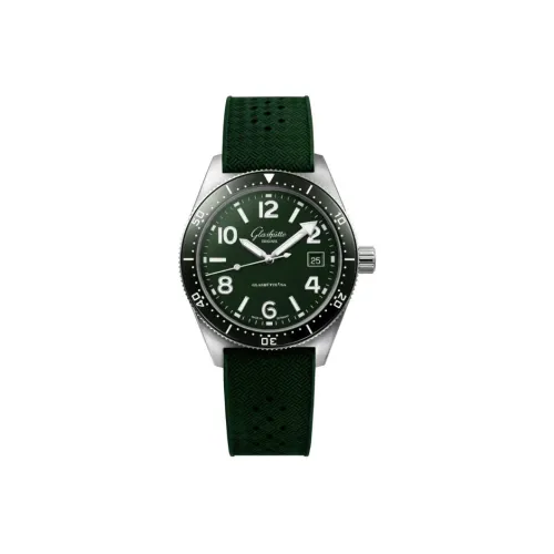 Glashütte Original Автоматический Механический Часы Мужские SPEZIALIST 39,5 мм Зеленые