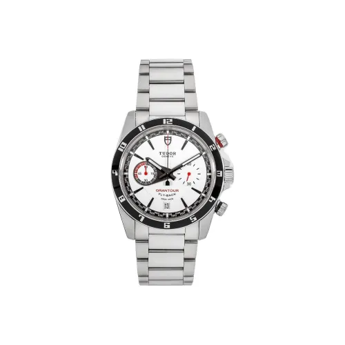 Tudor GRANTOUR Collection Автоматический Механический Механизм Унисекс Часы 42 мм Белый Циферблат