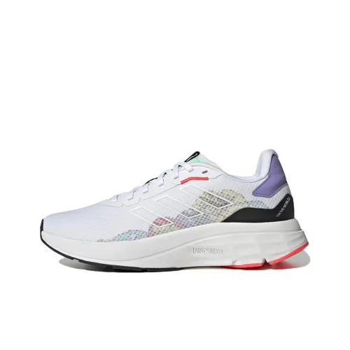 Adidas SPEEDMOTION Амортизация Износостойкие Низкие Кроссовки для Бега Женские Белые Черные