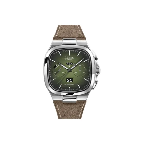 Glashütte Original Автоматический Механический Часы Мужские Винтажные 40мм*40мм Зеленые