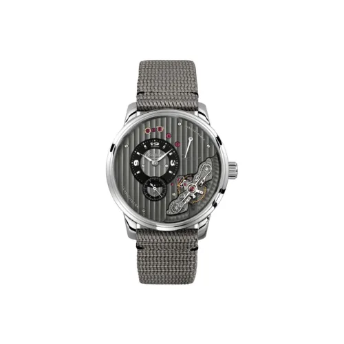 Glashütte Original Механизм с ручным заводом Мужские часы PANO 42 мм Серые
