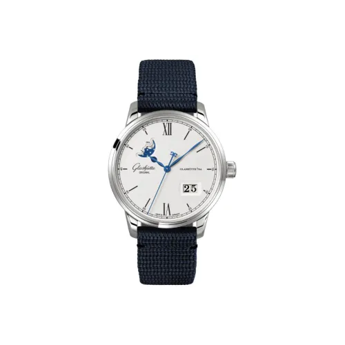 Glashütte Original Автоматический Механический Часы Мужские SENATOR 40 мм Белые