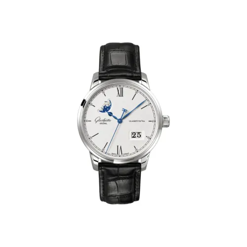 Glashütte Original Автоматический Механический Часы Мужские SENATOR 40 мм Белые