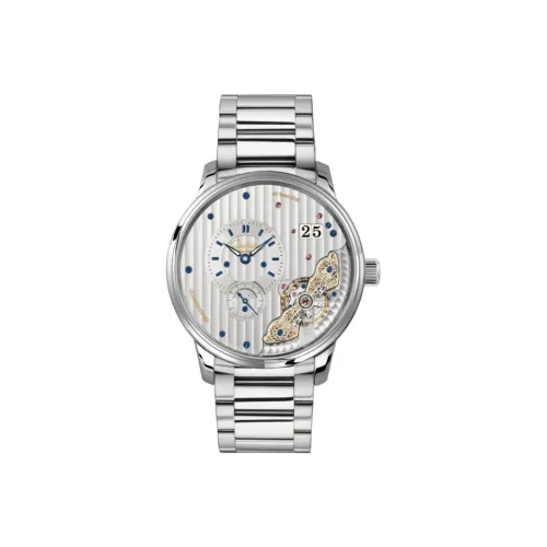 Glashütte Original Автоматический Механический Мужской Часы PANO 42 мм Серебряные