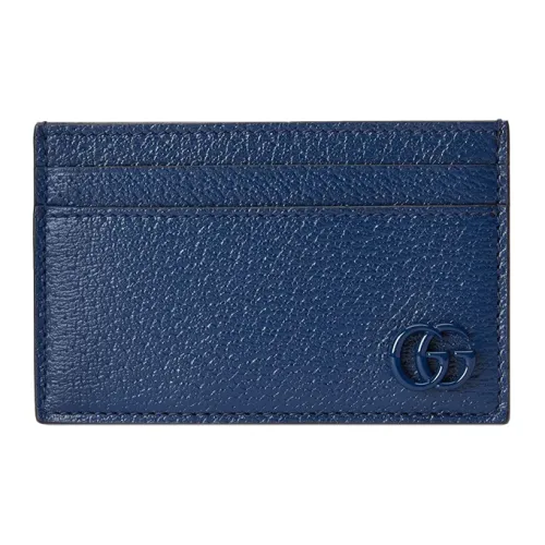 GUCCI Кожа Кошелек Держатель для карт Держатель для карт Мужской Королевский синий