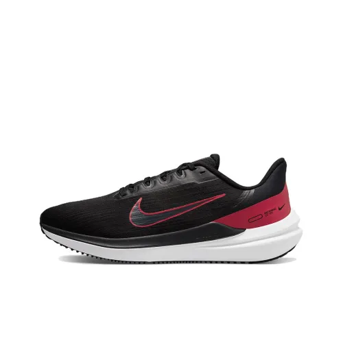 Nike Zoom Winflo 9 Low Топ Повседневные Беговые Кроссовки Мужские Черные Красные