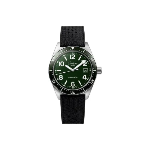 Glashütte Original Автоматический Механический Часы Мужские SPEZIALIST 39,5 мм Зеленые